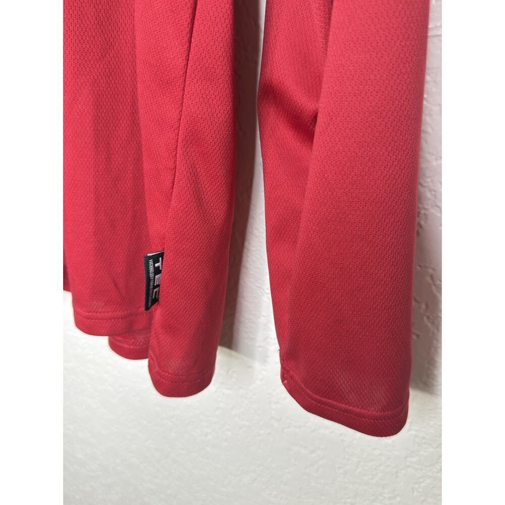 SCOTTeVEST XL Shirt Men Red Pullover TEC Performance Activewear Breathable Long - Picture 6 of 15